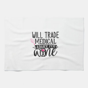 Nurse Gift Nurse Trade Medicial Advice Tea Towel