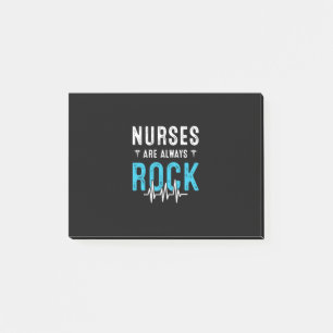 Nurse Gift   Nurses Are Always Rock Post-it Notes
