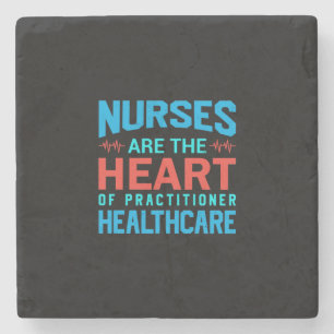 Nurse Gift   Nurses Are The Heart Stone Coaster