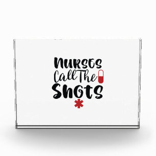 Nurse Gift Nurses Call The Shots Photo Block