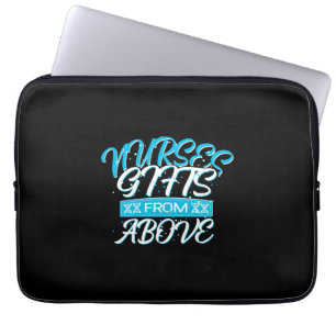 Nurse Gift Nurses Gifts From Above Laptop Sleeve