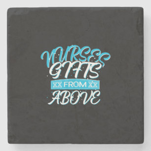 Nurse Gift Nurses Gifts From Above Stone Coaster