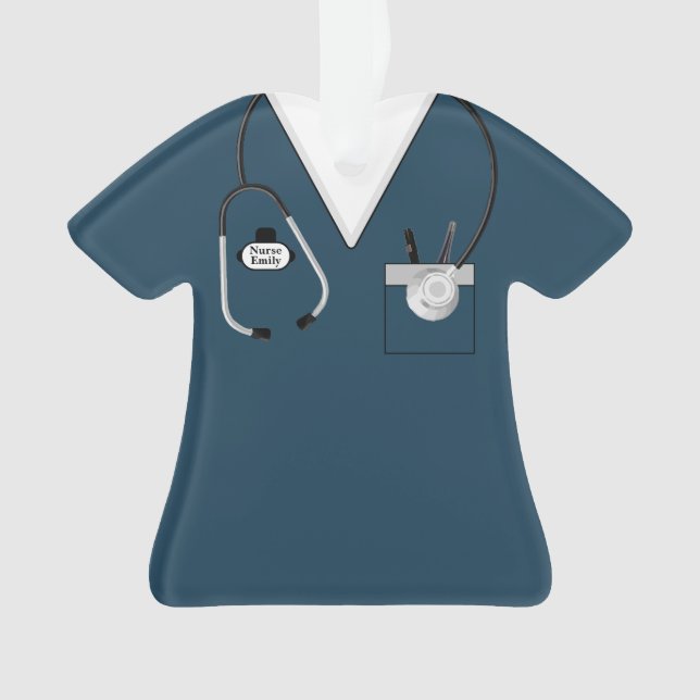 Nurse Gift, Nursing School Graduation, Stethoscope Ornament (Front)
