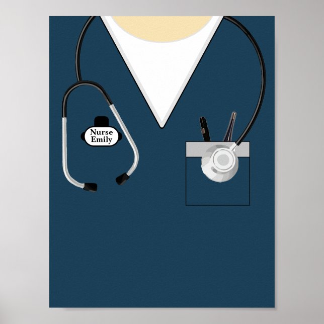 Nurse Gift, Nursing School Graduation, Stethoscope Poster (Front)