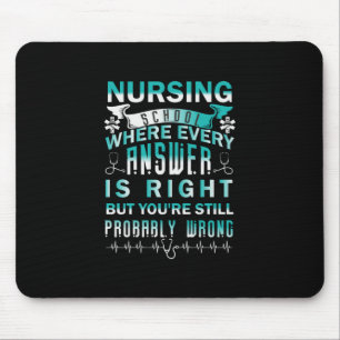 Nurse Gift Nursing School Where Every Mouse Pad