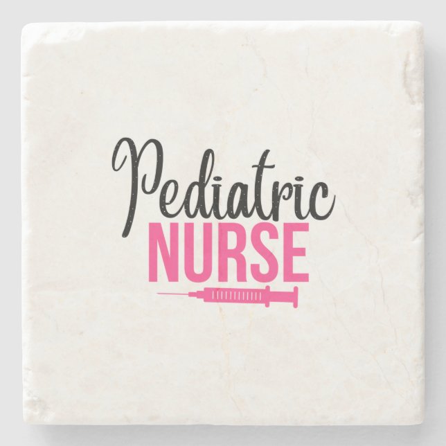 Nurse Gift Paediatrics Nurse Stone Coaster (Front)