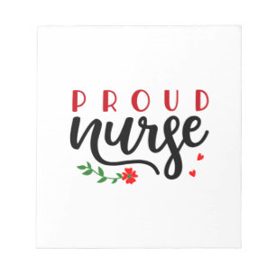 Nurse Gift Proud Nurse Notepad
