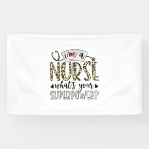 Nurse Gift Proud Super Nurse Banner