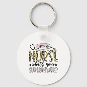 Nurse Gift   Proud Super Nurse Key Ring