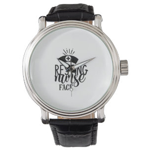 Nurse Gift Resting Nurse Face Watch