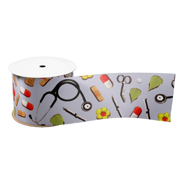 Nurse Gift Satin Ribbon (Spool)