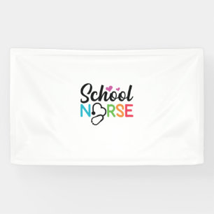 Nurse Gift School Nurse Banner