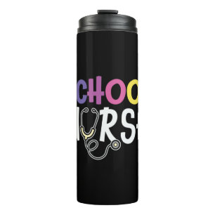 Nurse Gift School Nurse Thermal Tumbler