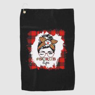 Nurse Gift Scrub Life Golf Towel