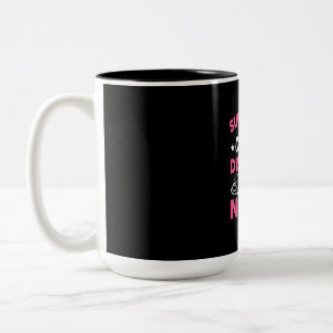 Nurse Gift   Super Mom Cleverly Disguised Two-Tone Coffee Mug