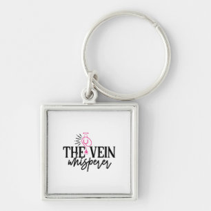 Nurse Gift The Vein Whisperer Key Ring