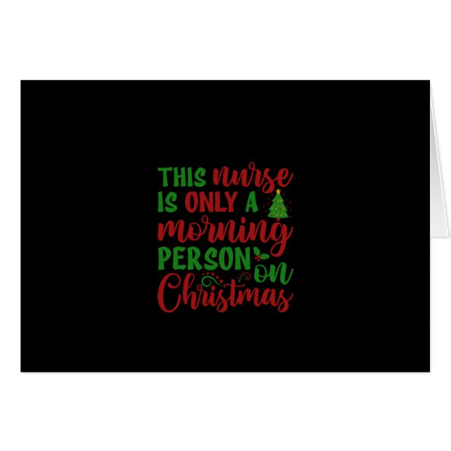 Nurse Gift This Nurse Is Only A Morning (Front Horizontal)
