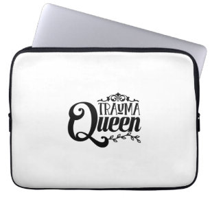 Nurse Gift Trauma Queen Laptop Sleeve