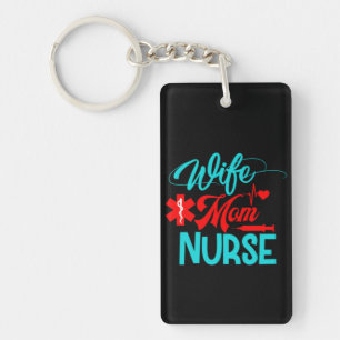 Nurse Gift Wife Mum Nurse Key Ring