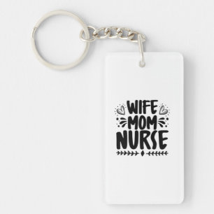 Nurse Gift Wife Mum Nurse Key Ring