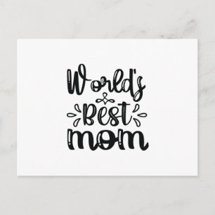 Nurse Gift World's Best Mum Postcard