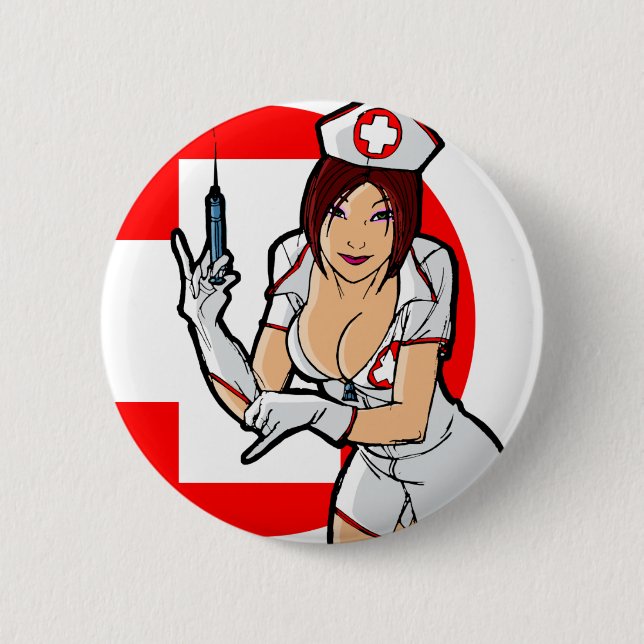 NURSE GIRL BUTTON (Front)