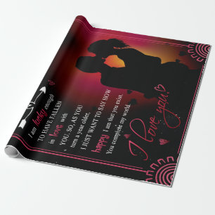 Nurse Girlfriend Gift From Boyfriend Valentine Wrapping Paper