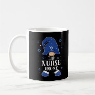 Nurse Gnome Hanukkah Jewish Matching Family Xmas P Coffee Mug