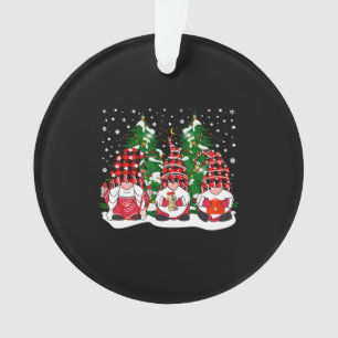 Nurse Gnomes Santa Christmas Light Nursing Gnomies Ornament