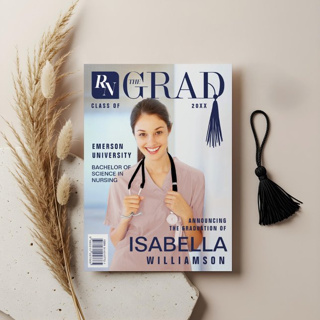 Nurse Graduate Registered Nurse Photo Magazine Announcement (Nurse Graduate Registered Nurse Photo Magazine Announcement)