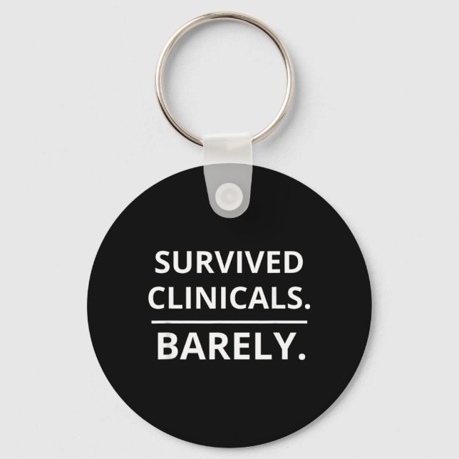 Nurse Graduation 2026 Funny Key Ring (Front)