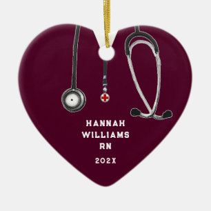 Nurse Graduation 2026 Photo Ceramic Ornament