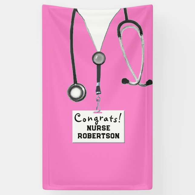 Nurse Graduation Banner (Vertical)