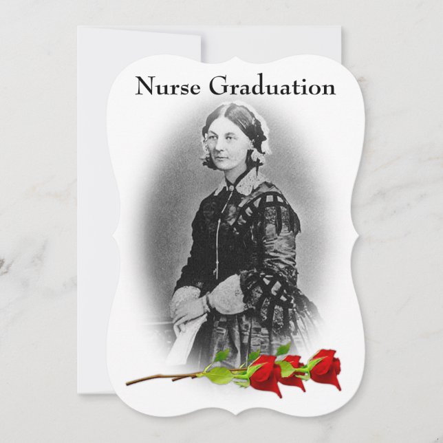 Nurse Graduation Celebration-Florence Nightingale Invitation (Front)