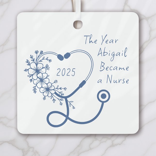 Nurse Graduation Class of 2025 Metal Tree Decoration (Creator Uploaded)