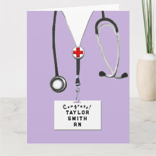 Nurse Graduation Congrats Card