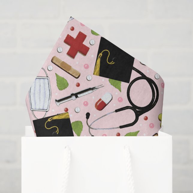Nurse Graduation Gift Tissue Paper (Gift Bag)