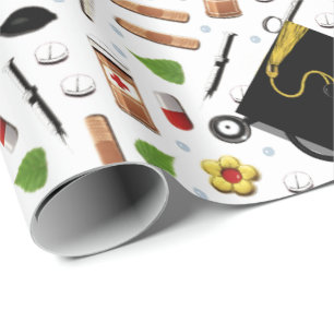 Nurse Graduation Gift Wrapping Paper