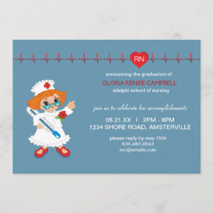 Nurse Graduation Invitation