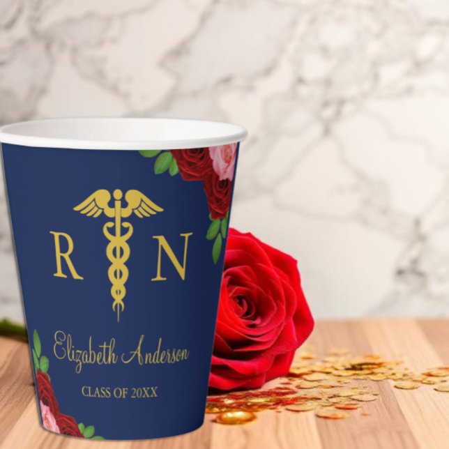 Nurse Graduation Paper Cups (Creator Uploaded)