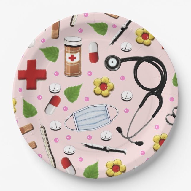 Nurse Graduation Paper Plate (Front)