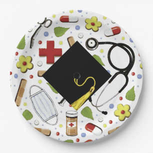 Nurse Graduation Paper Plate
