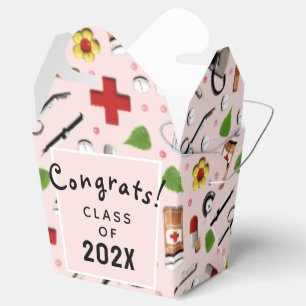 Nurse Graduation Party Favour Box