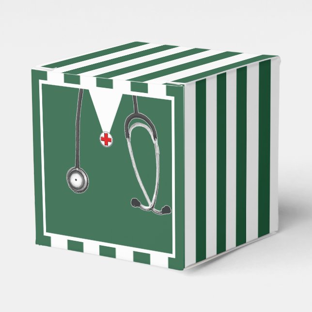 Nurse Graduation Party Favour Box (Front Side)