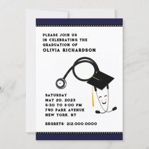 Nurse Graduation Party Invitation