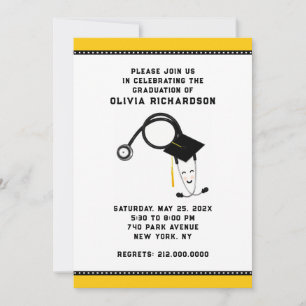 Nurse Graduation Party Invitation