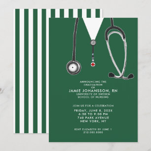 Nurse Graduation Party Invitations