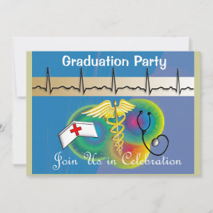 Nurse Graduation Party Invitations