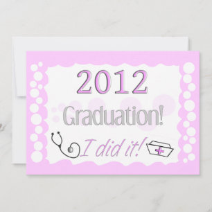 Nurse Graduation Party Invitations 2012