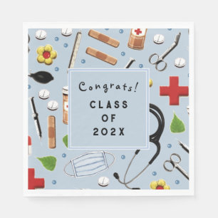 Nurse Graduation Party Napkin